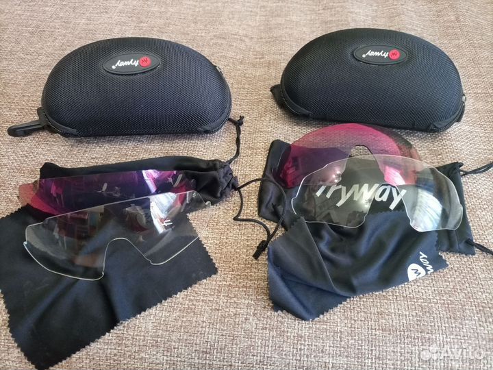 Чехол и линзы для велосипедных очков Oakley