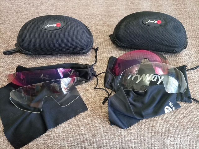 Чехол и линзы для велосипедных очков Oakley