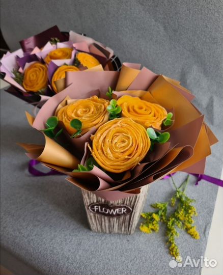 Съедобные букеты для мамы. День матери