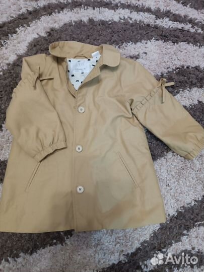 Тренч для девочки zara