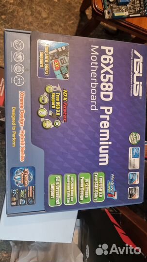 Материнская плата P6X58D + (6GB-ddr3-1333, i7-930)