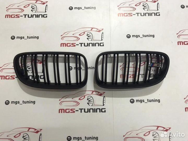 Ноздри BMW 3 серии E92 10-13г Черный Мат + M3