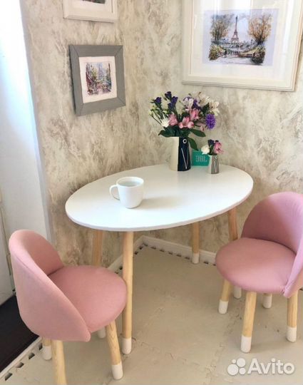 Детский стол и стул