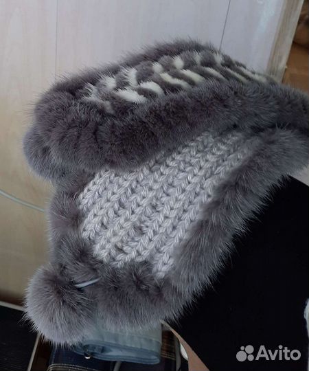 Норковая повязка на голову