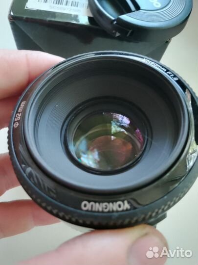 Объектив yongnuo 50mm f1 8 for canon