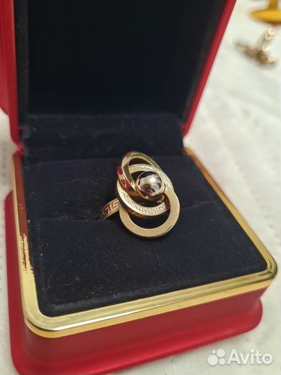 Золотое кольцо дизайнерское