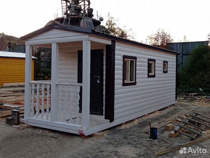 Баня с террасой