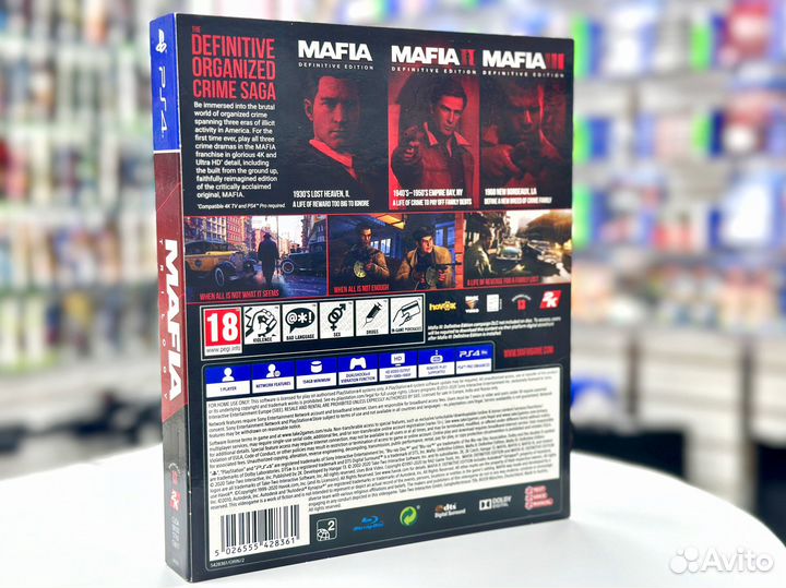 Mafia Trilogy (PS4) Б/У