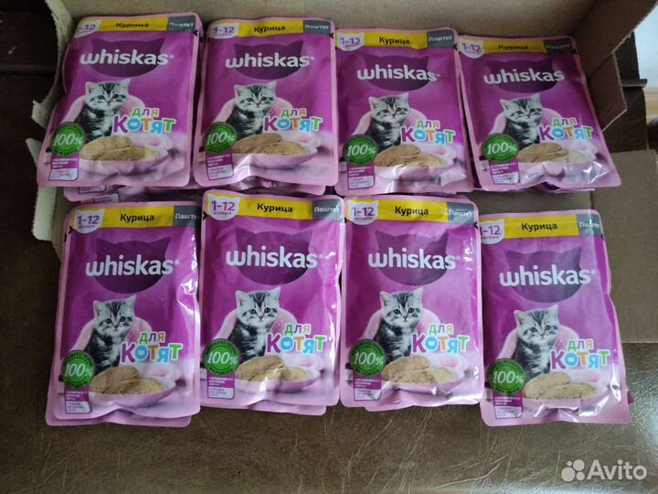 Влажный корм для котят Whiskas