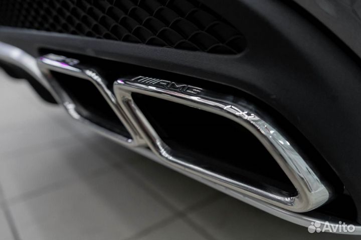 Диффузор с насадками Mercedes C63 AMG W205