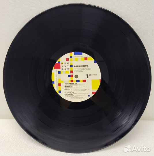 Pop:Robbie Nevil - Man Hat Tan LP 1986 USA NM