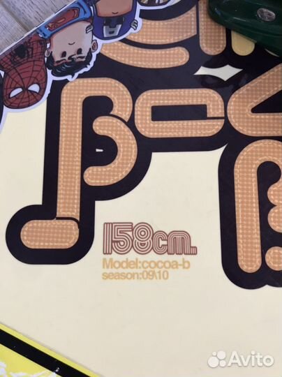 Сноуборд Atom Cocoa-b 158 см. + крепы Drake
