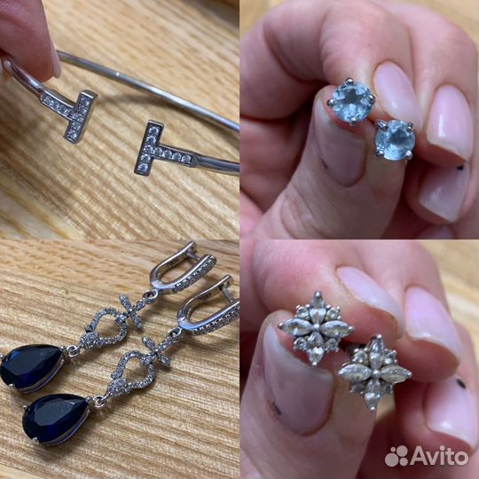 Серьги и браслет