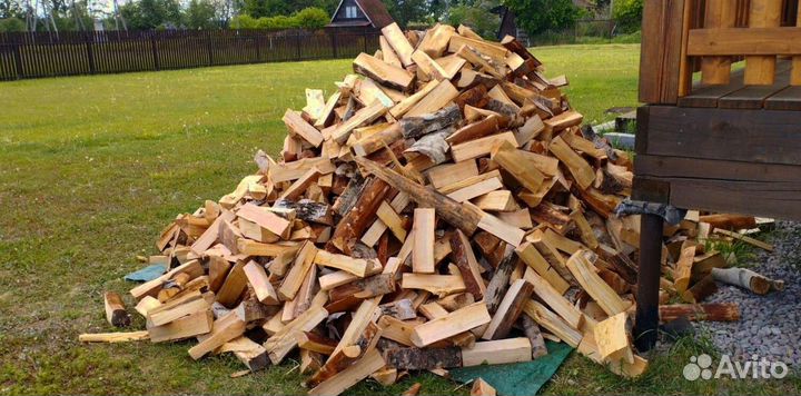 Дрова любые сухие в укладку качественные