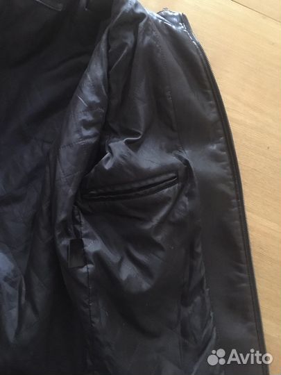 Эко-кожаная куртка мужская
