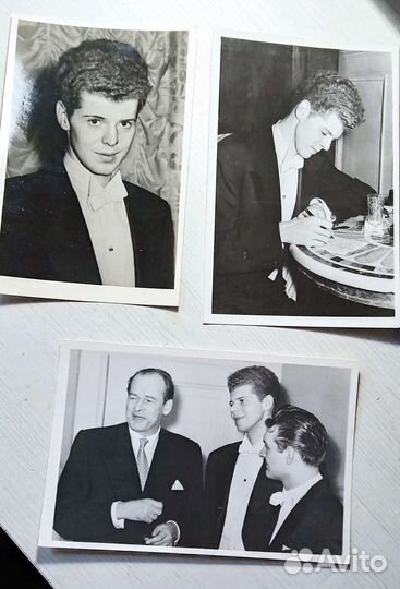 Открытки с фотографиями актёров Ван Клиберн