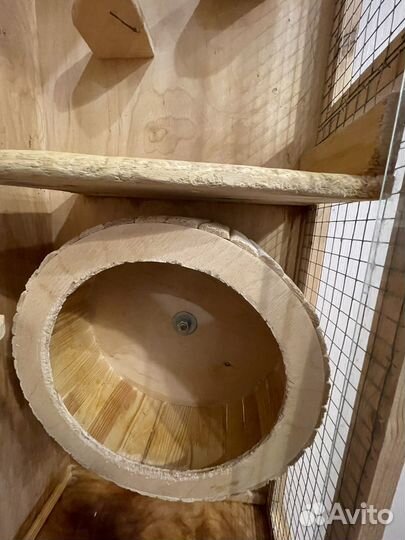 Клетка витрина для шиншиллы бу