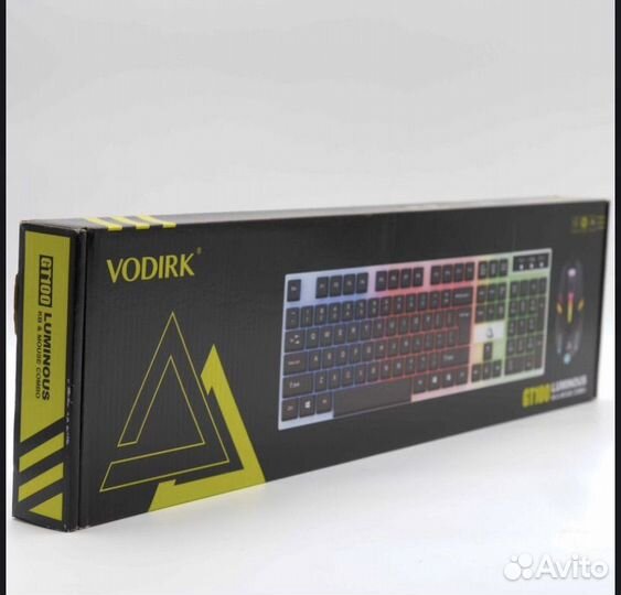 Клавиатура и мышь с LED подсветкой GT100 luminous