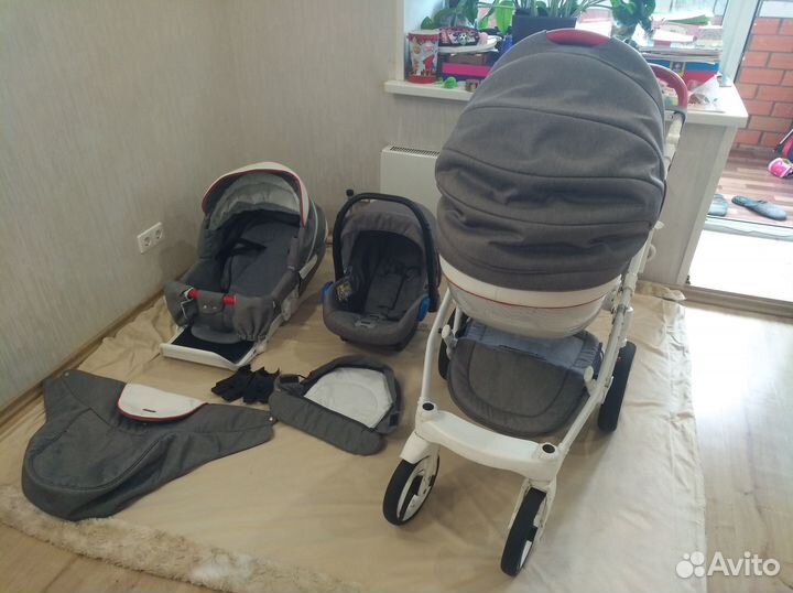 Коляска Adamex Carbon 3 в 1