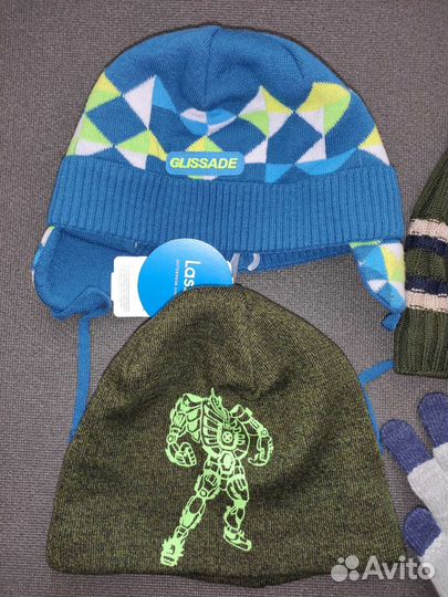 Шапка Lassie 54-56, перчатки