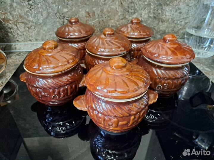 Горшок глинянный для запекания