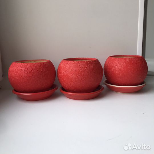 Керамические горшки для цветов рассады Икея