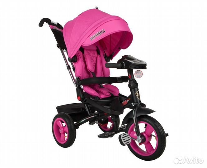 Велосипед трёхколёсный для девочки Super Rormula