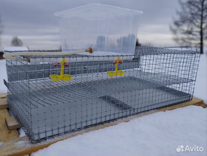 Клетка для перепелов новая на 30 птиц
