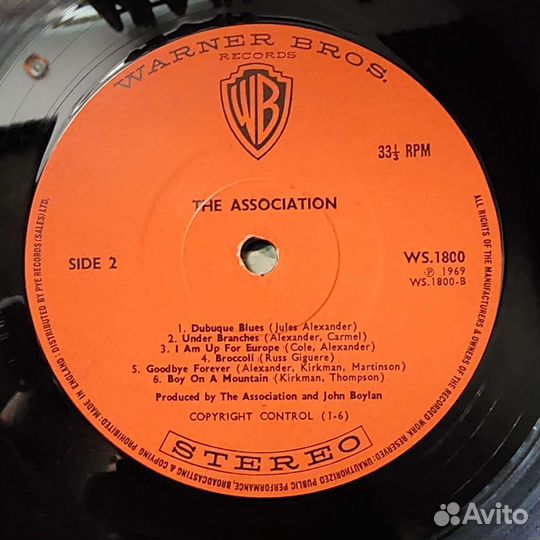 The Association 1969 lp 1st press uk