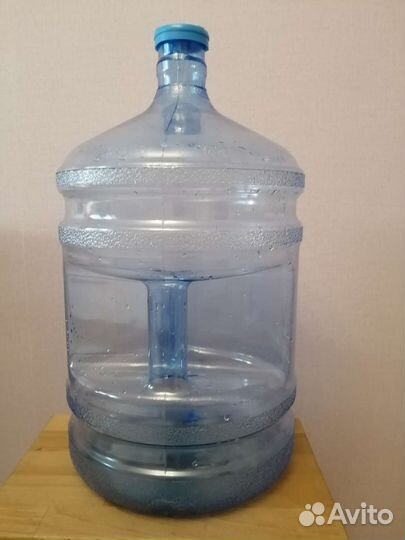 Бутыль 19 литров с ручкой и крышкой для воды