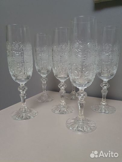 Хрустальные фужеры