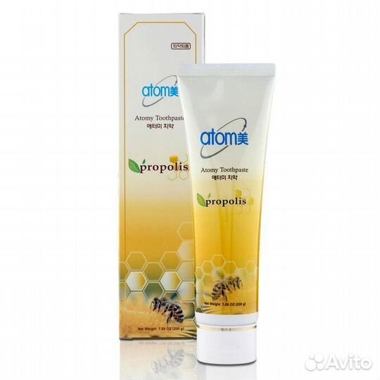 Атоми зубная паста с прополисом