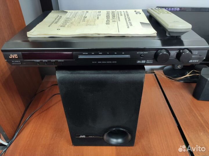 AV Ресивер JVC 5.1*50вт на канал ак.subwoofer 80вт