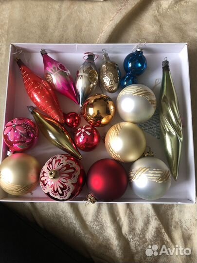 Елочные игрушки СССР одним лотом