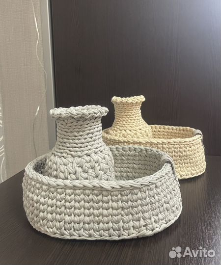 Плетенные вазы