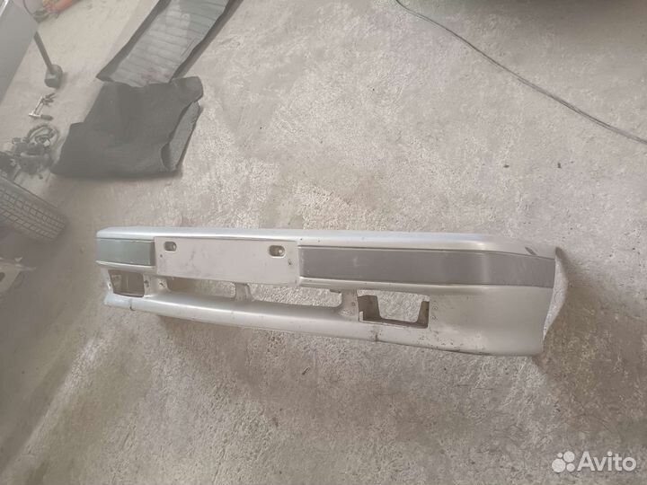 Бампер передний ваз 2114 цвет серебристый