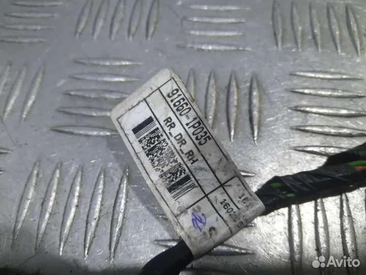 Б/У Проводка коса двери задней правой#001