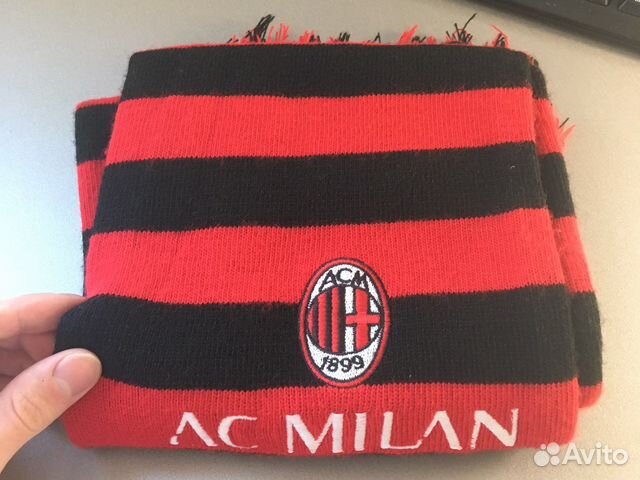 Футбольные шарф Ac Milan Оригинал, Италия