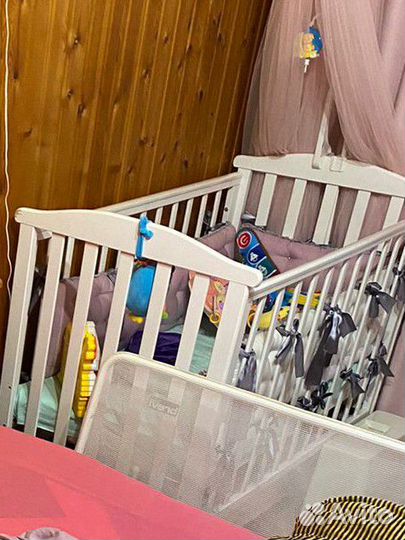 Кроватка детская с продольным маятником лель лютик