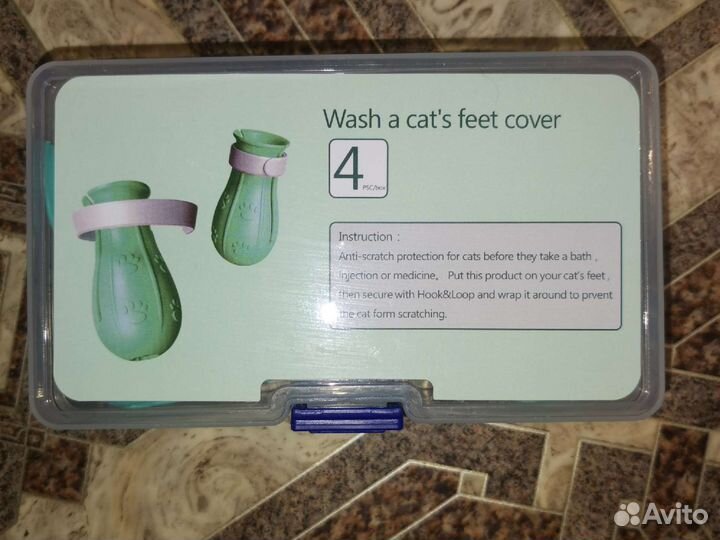 Силиконовые чехлы накладки на лапы кошек