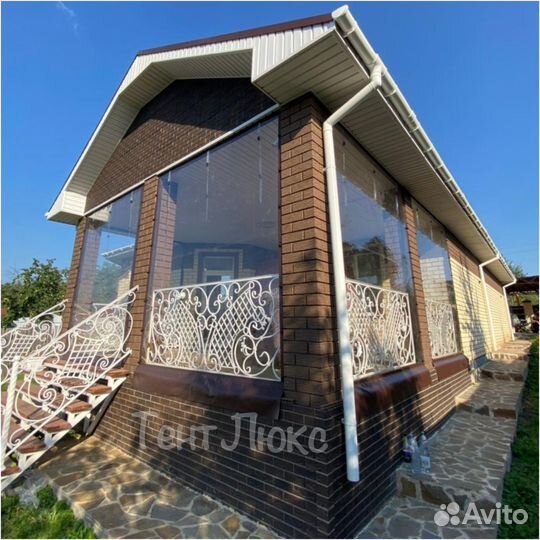 Мягкие окна для беседки веранды арт.1300