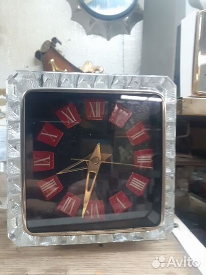 Хрустальные часы маяк СССР