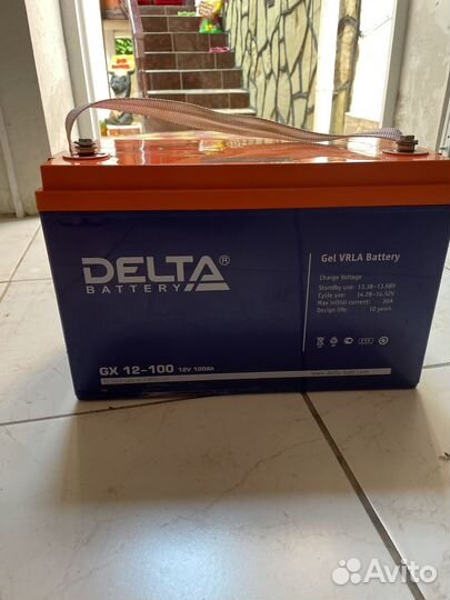 Agm(gel) Аккумулятор Delta 100aч