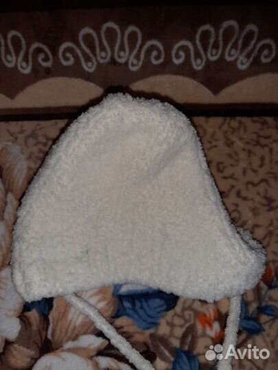 Шапка зимняя на новорождённого малыша