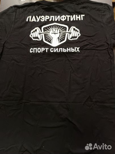 Футболка пауэрлифтинг, эксклюзив