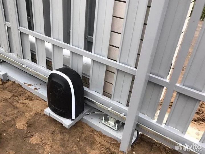 Откатные ворота калитки