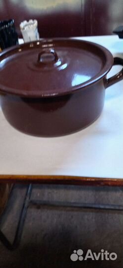 Кастрюли. Алюминиевая и эмалированная, СССР