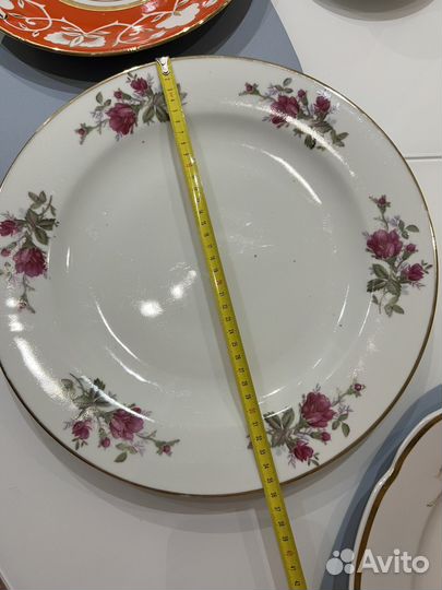 Большое блюдо Дулево СССР