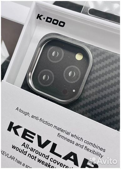 Чехол K-DOO Kevlar для iPhone 14 Plus/Max черный