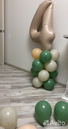 Новый шар цифра 4